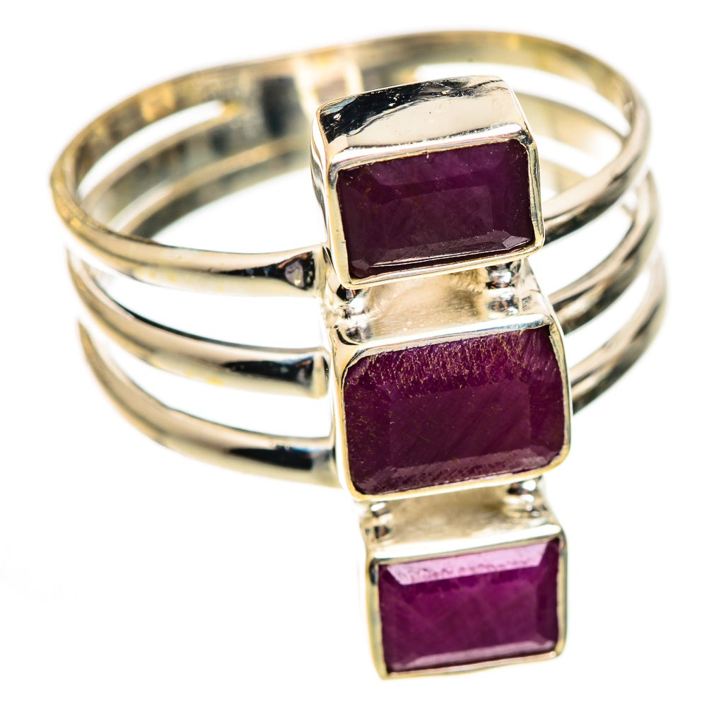 Ruby Rings handcrafted by Ana Silver Co - RING123596 - Photo 2