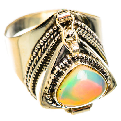 Ethiopian Opal Rings handcrafted by Ana Silver Co - RING123604 - Photo 2