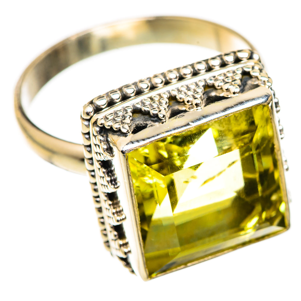 Citrine Rings handcrafted by Ana Silver Co - RING123607 - Photo 2