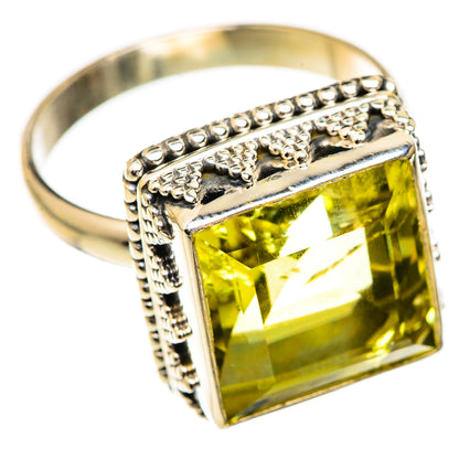 Citrine Rings handcrafted by Ana Silver Co - RING123607 - Photo 2