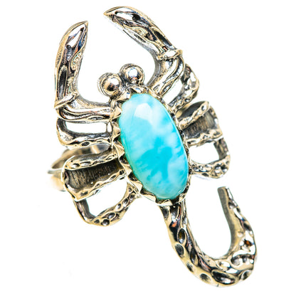 Larimar Rings handcrafted by Ana Silver Co - RING123613 - Photo 2