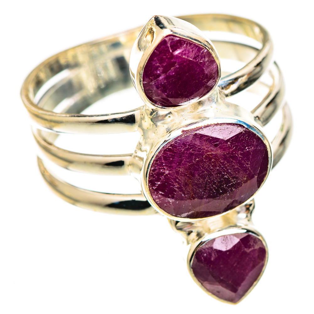 Ruby Rings handcrafted by Ana Silver Co - RING123618 - Photo 2