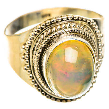 Ethiopian Opal Rings handcrafted by Ana Silver Co - RING123626 - Photo 2