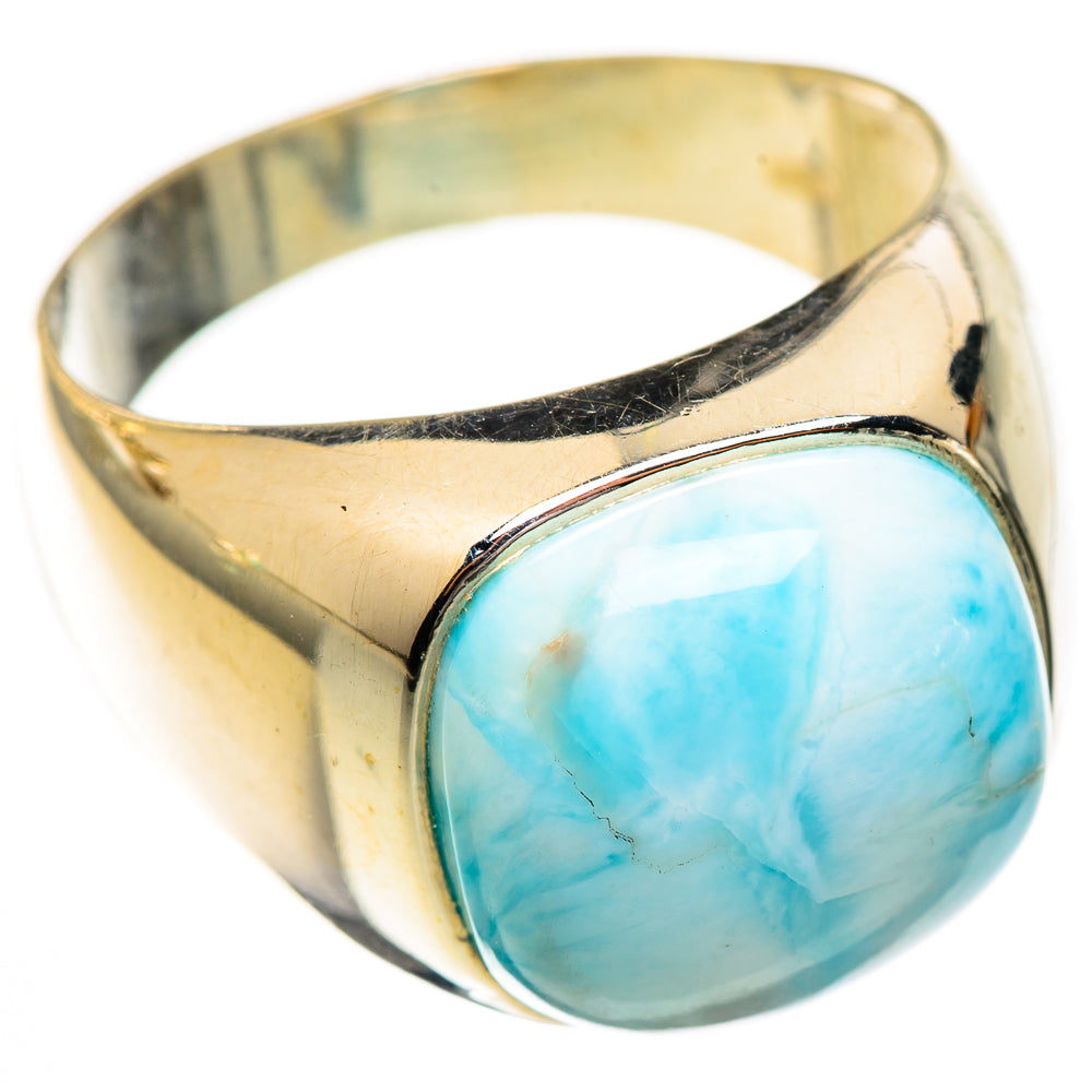 Larimar Rings handcrafted by Ana Silver Co - RING123630 - Photo 2