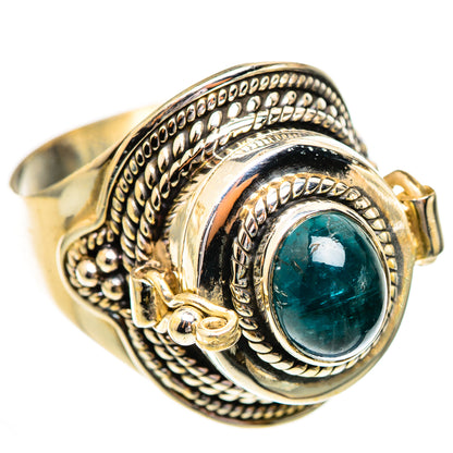 Blue Tourmaline Rings handcrafted by Ana Silver Co - RING123631 - Photo 2