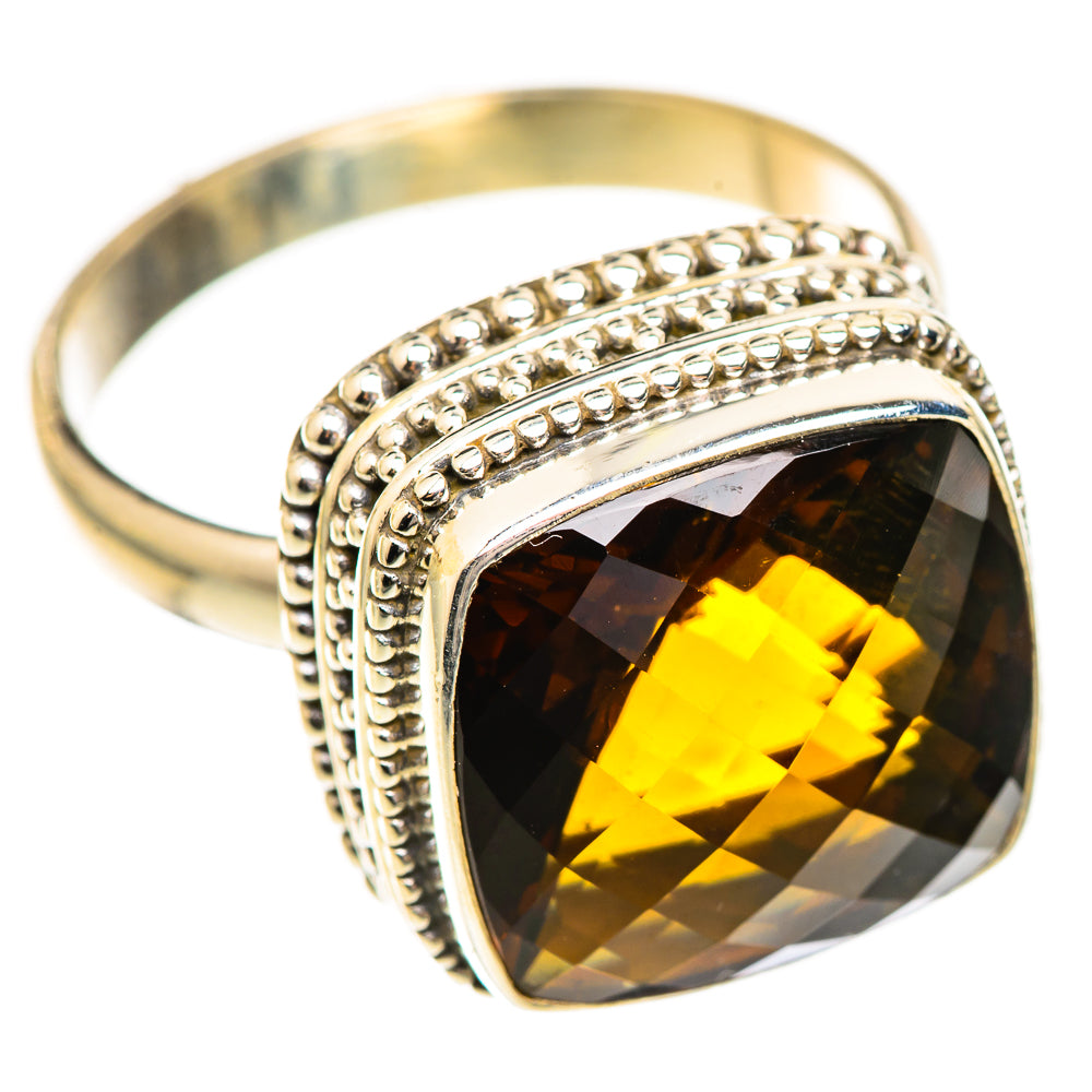 Mandarin Citrine Rings handcrafted by Ana Silver Co - RING123636 - Photo 2