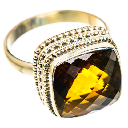 Mandarin Citrine Rings handcrafted by Ana Silver Co - RING123636 - Photo 2