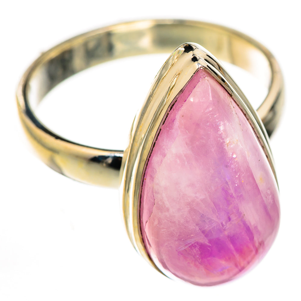 Pink Moonstone Rings handcrafted by Ana Silver Co - RING123639 - Photo 2