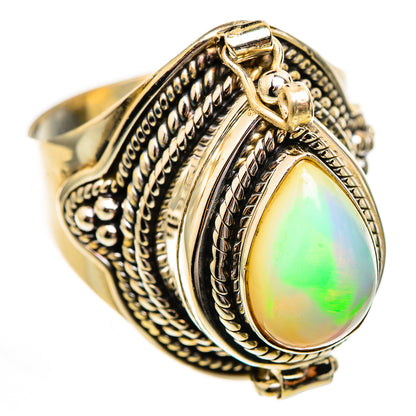 Ethiopian Opal Rings handcrafted by Ana Silver Co - RING123642 - Photo 2