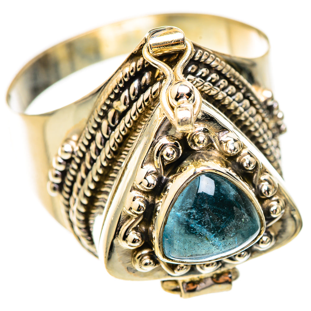 Aquamarine Rings handcrafted by Ana Silver Co - RING123649 - Photo 2