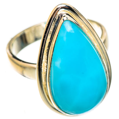 Larimar Rings handcrafted by Ana Silver Co - RING123652 - Photo 2