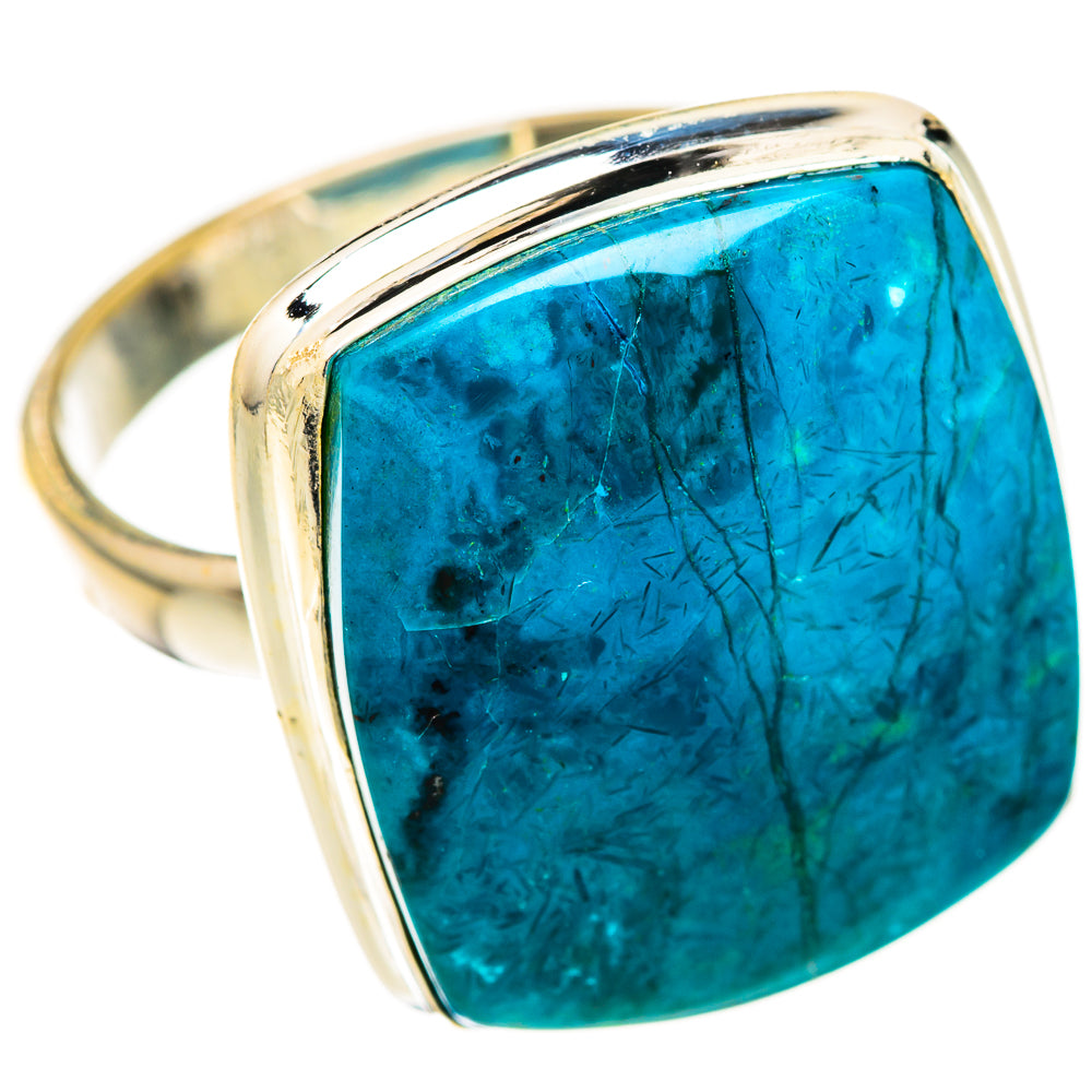 Chrysocolla Rings handcrafted by Ana Silver Co - RING123672 - Photo 2