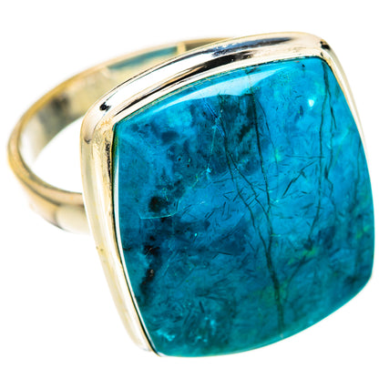 Chrysocolla Rings handcrafted by Ana Silver Co - RING123672 - Photo 2