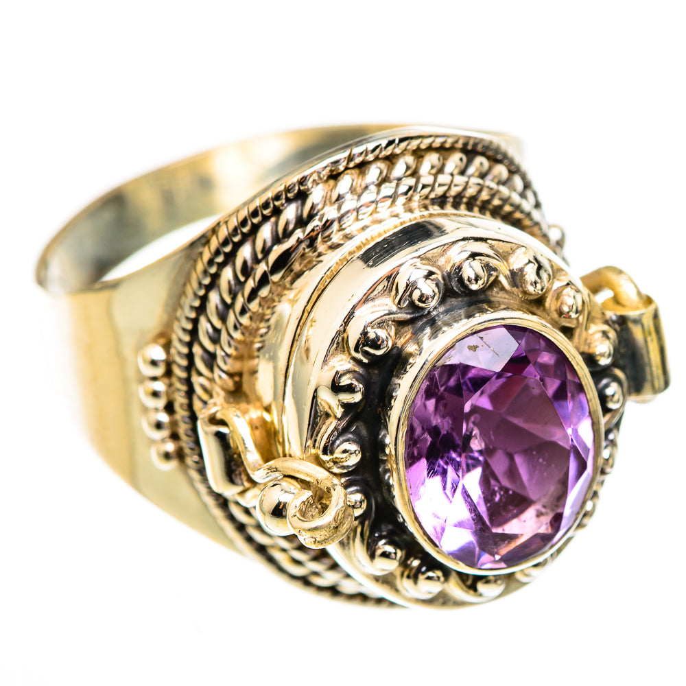 Amethyst Rings handcrafted by Ana Silver Co - RING123680 - Photo 2