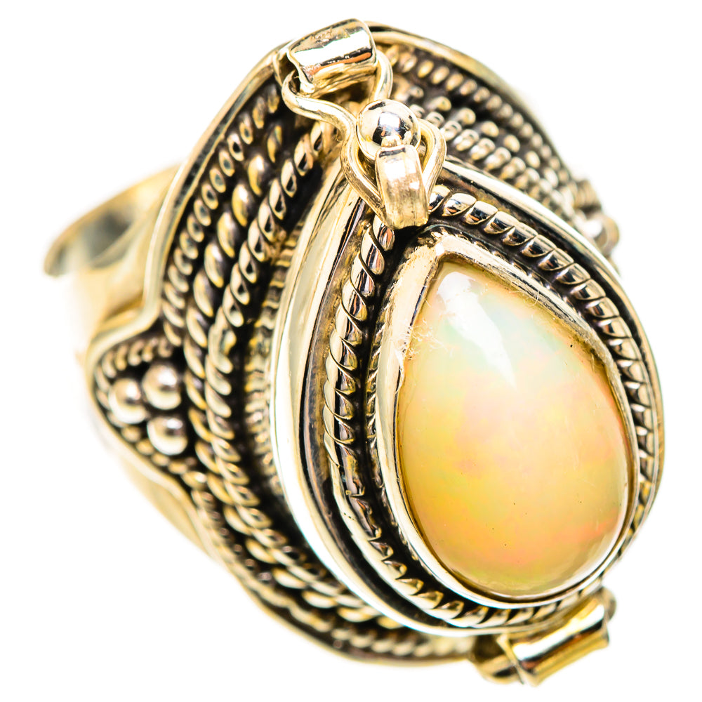 Ethiopian Opal Rings handcrafted by Ana Silver Co - RING123685 - Photo 2