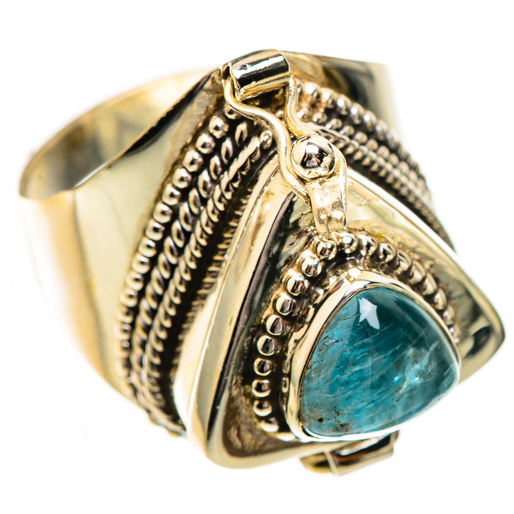 Aquamarine Rings handcrafted by Ana Silver Co - RING123686 - Photo 2