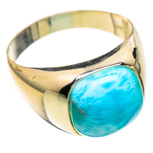 Larimar Rings handcrafted by Ana Silver Co - RING123687 - Photo 2