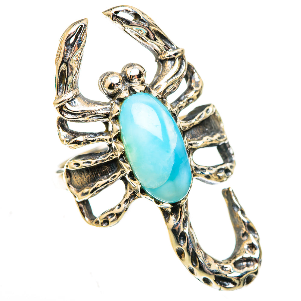 Larimar Rings handcrafted by Ana Silver Co - RING123688 - Photo 2