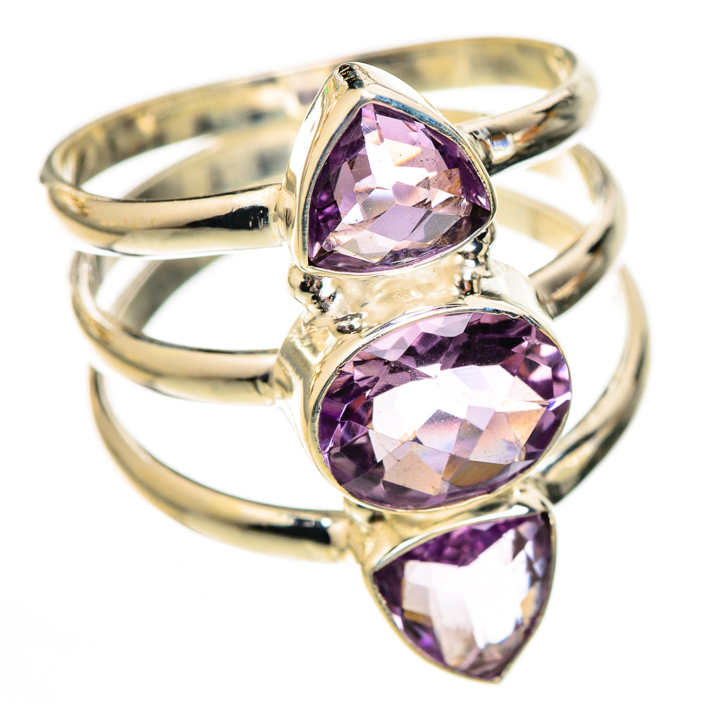 Amethyst Rings handcrafted by Ana Silver Co - RING123696 - Photo 2