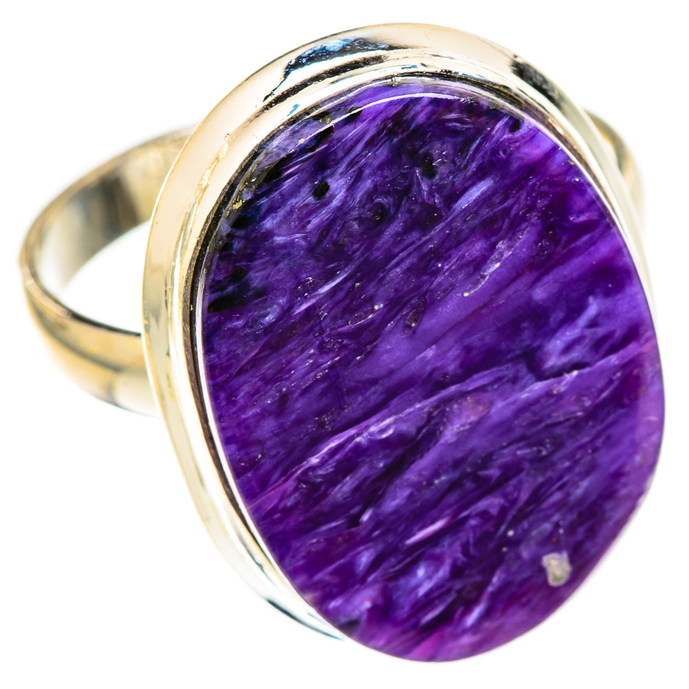 Charoite Rings handcrafted by Ana Silver Co - RING123697 - Photo 2