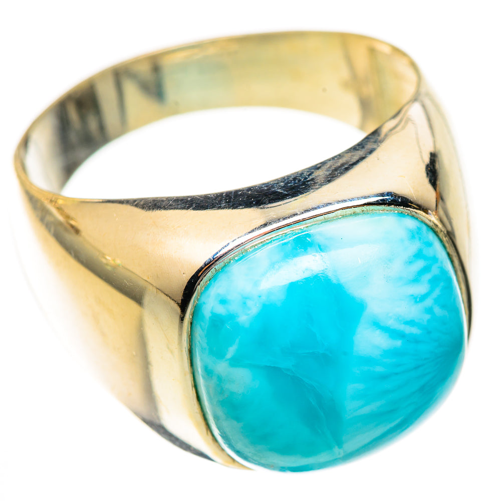 Larimar Rings handcrafted by Ana Silver Co - RING123705 - Photo 2