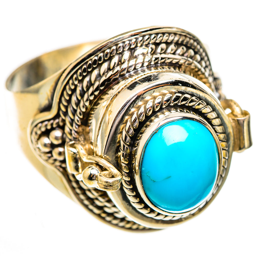 Larimar Rings handcrafted by Ana Silver Co - RING123707 - Photo 2