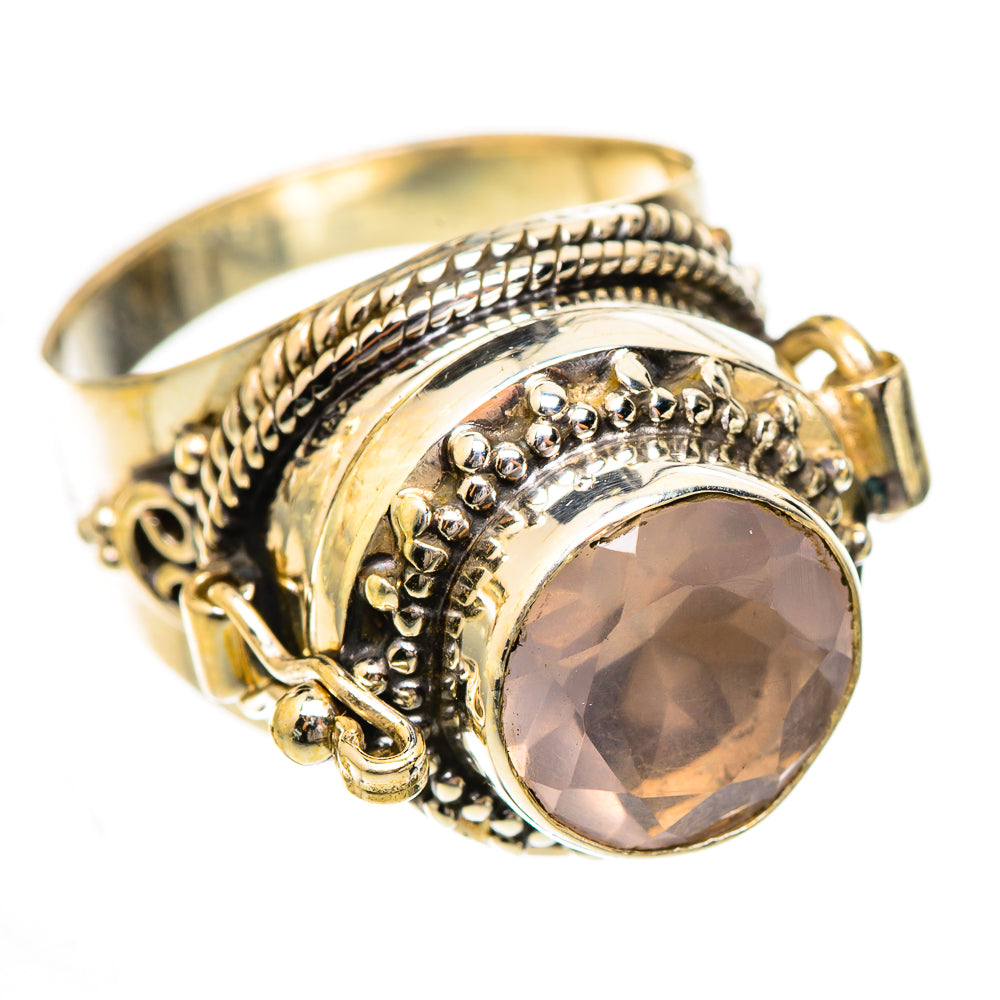 Rose Quartz Rings handcrafted by Ana Silver Co - RING123713 - Photo 2