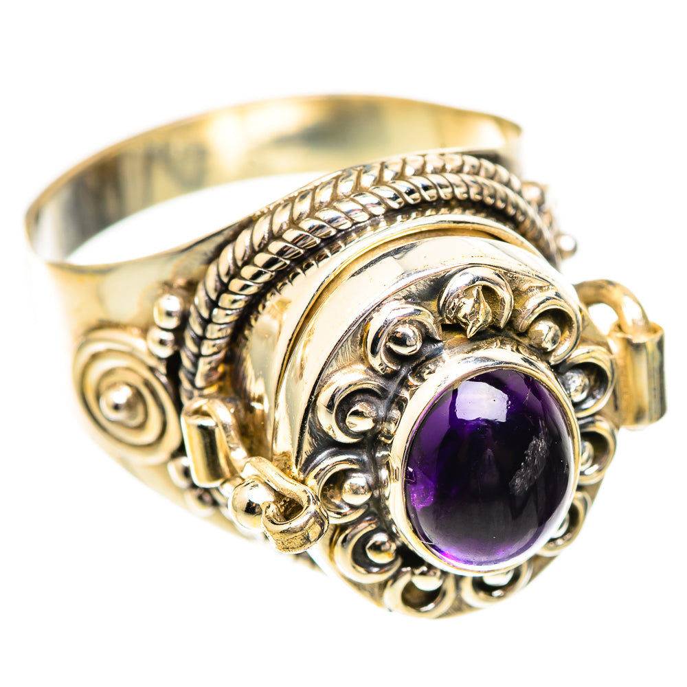 Amethyst Rings handcrafted by Ana Silver Co - RING123715 - Photo 2