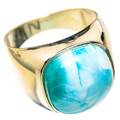 Larimar Rings handcrafted by Ana Silver Co - RING123723 - Photo 2