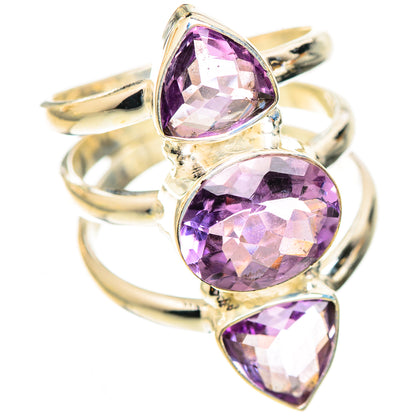 Amethyst Rings handcrafted by Ana Silver Co - RING123728 - Photo 2