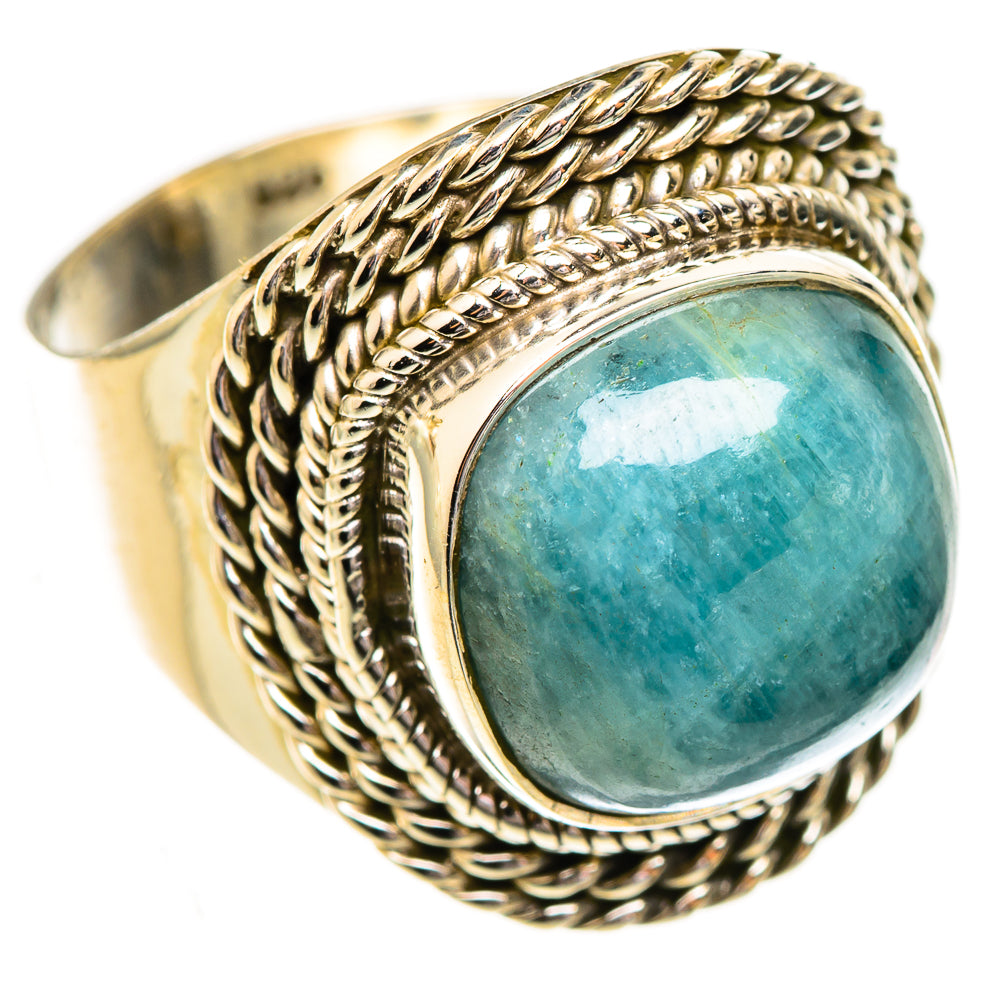 Aquamarine Rings handcrafted by Ana Silver Co - RING123747 - Photo 2
