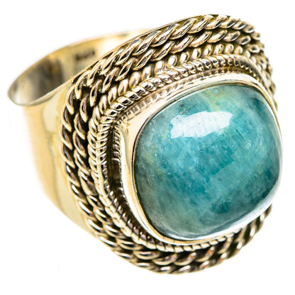 Aquamarine Rings handcrafted by Ana Silver Co - RING123747 - Photo 2