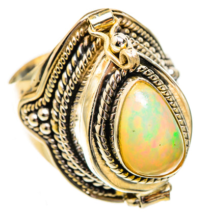 Ethiopian Opal Rings handcrafted by Ana Silver Co - RING123753 - Photo 2