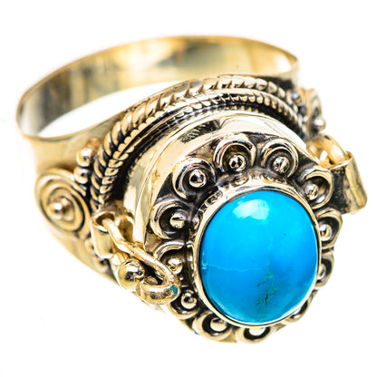 Turquoise Rings handcrafted by Ana Silver Co - RING123757 - Photo 2