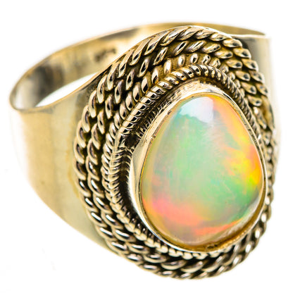Ethiopian Opal Rings handcrafted by Ana Silver Co - RING123764 - Photo 2