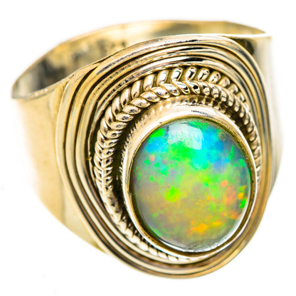 Ethiopian Opal Rings handcrafted by Ana Silver Co - RING123776 - Photo 2