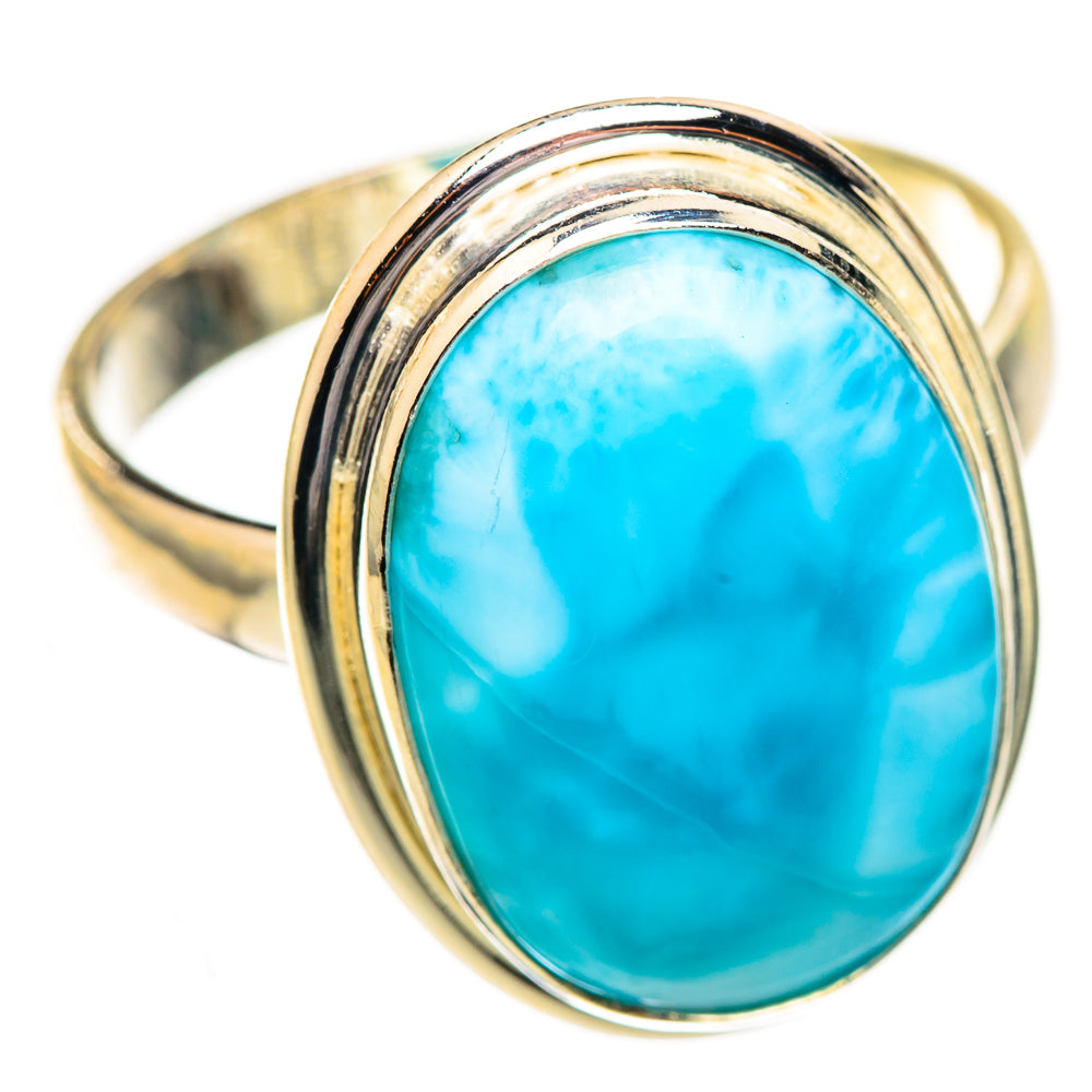 Larimar Rings handcrafted by Ana Silver Co - RING123778 - Photo 2