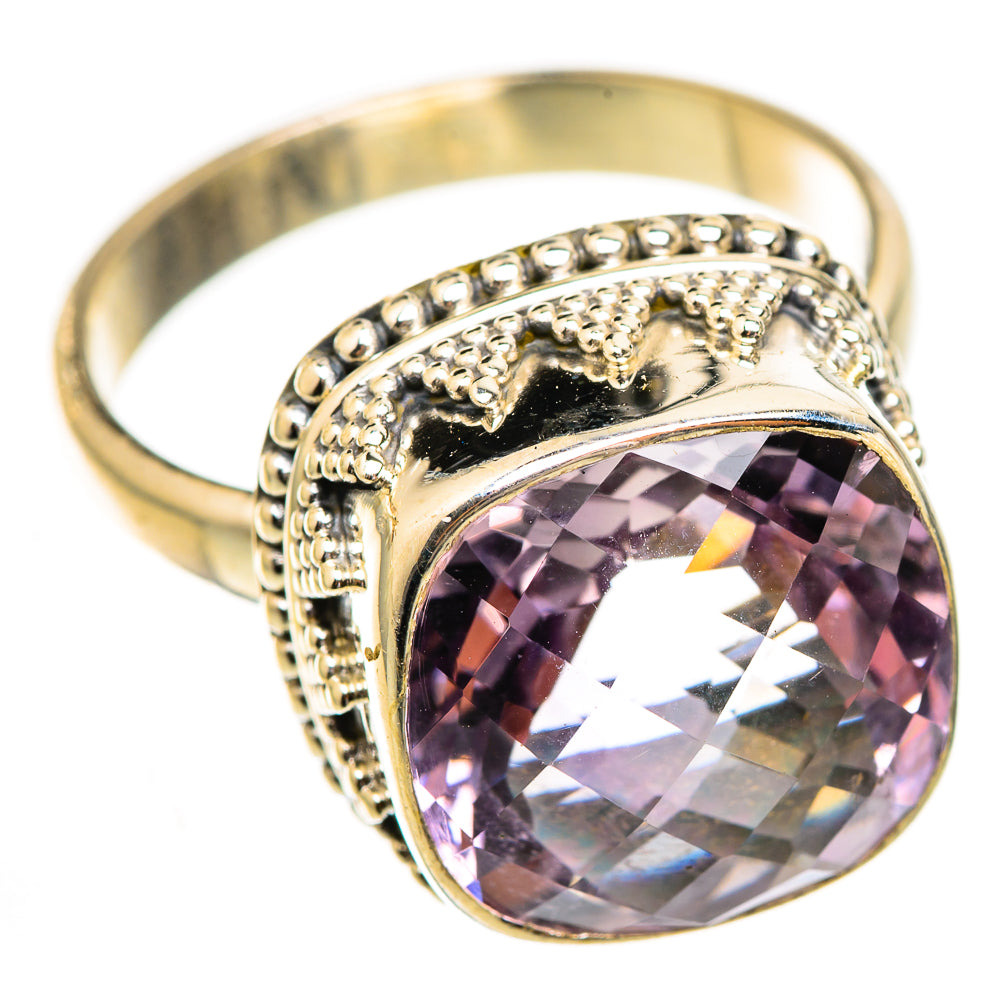 Pink Amethyst Rings handcrafted by Ana Silver Co - RING123783 - Photo 2