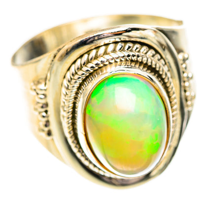 Ethiopian Opal Rings handcrafted by Ana Silver Co - RING123785 - Photo 2