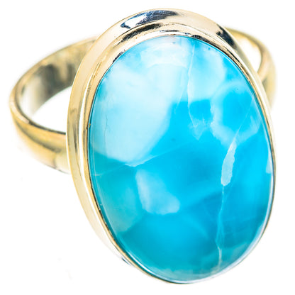 Larimar Rings handcrafted by Ana Silver Co - RING123792 - Photo 2