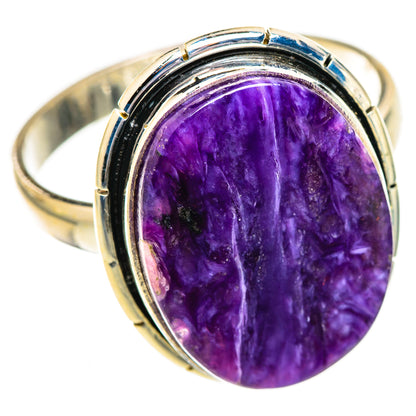 Charoite Rings handcrafted by Ana Silver Co - RING123799 - Photo 2