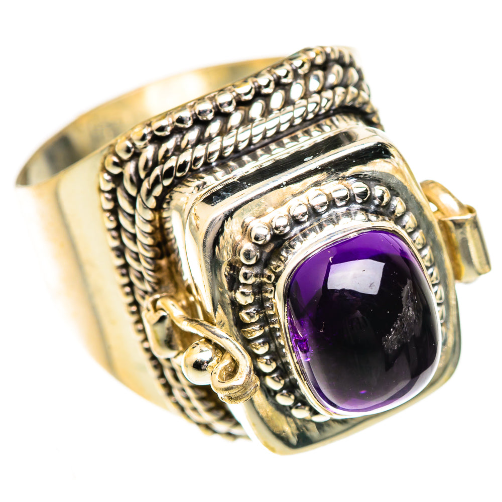 Amethyst Rings handcrafted by Ana Silver Co - RING123800 - Photo 2
