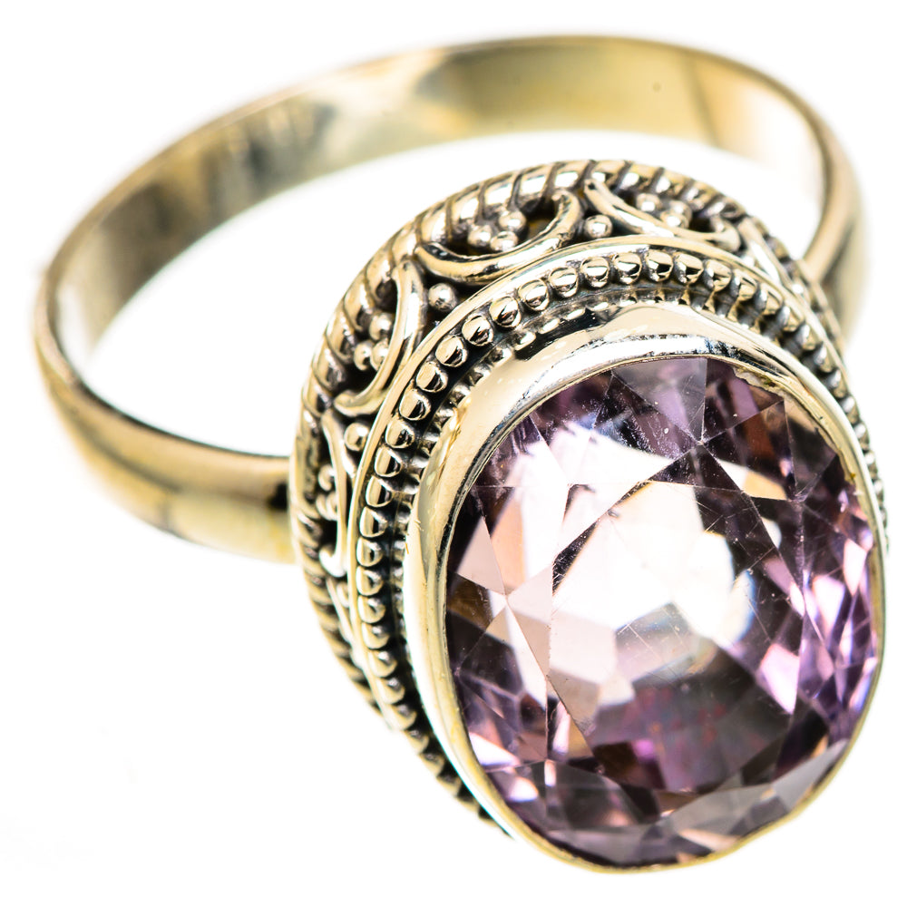 Pink Amethyst Rings handcrafted by Ana Silver Co - RING123801 - Photo 2