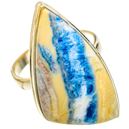 Blue Scheelite Rings handcrafted by Ana Silver Co - RING123809 - Photo 2