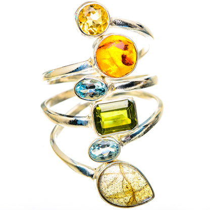 Labradorite Rings handcrafted by Ana Silver Co - RING123823 - Photo 2