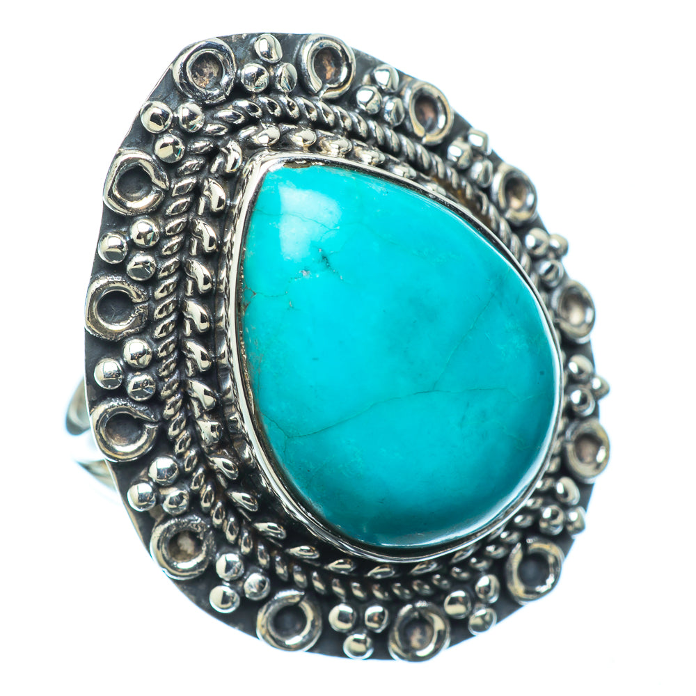 Larimar Rings handcrafted by Ana Silver Co - RING12383