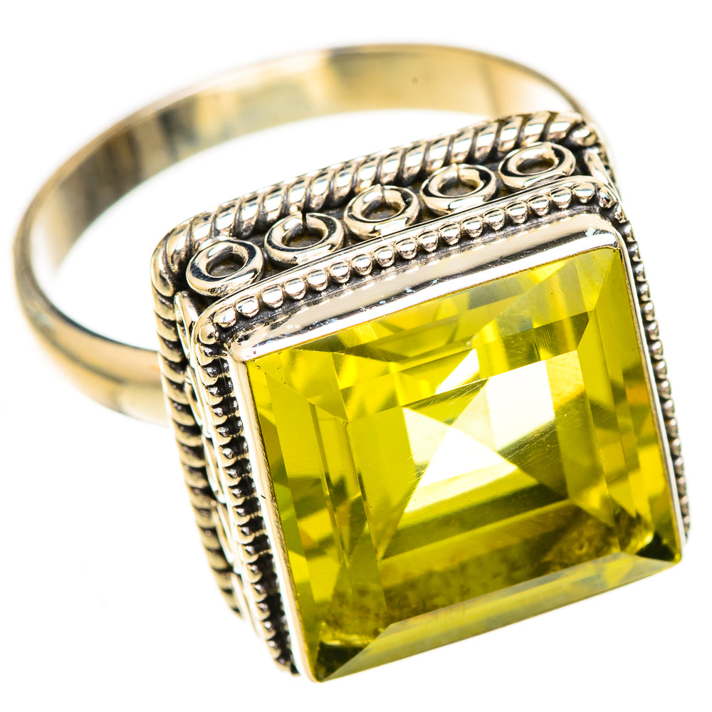 Citrine Rings handcrafted by Ana Silver Co - RING123851 - Photo 2