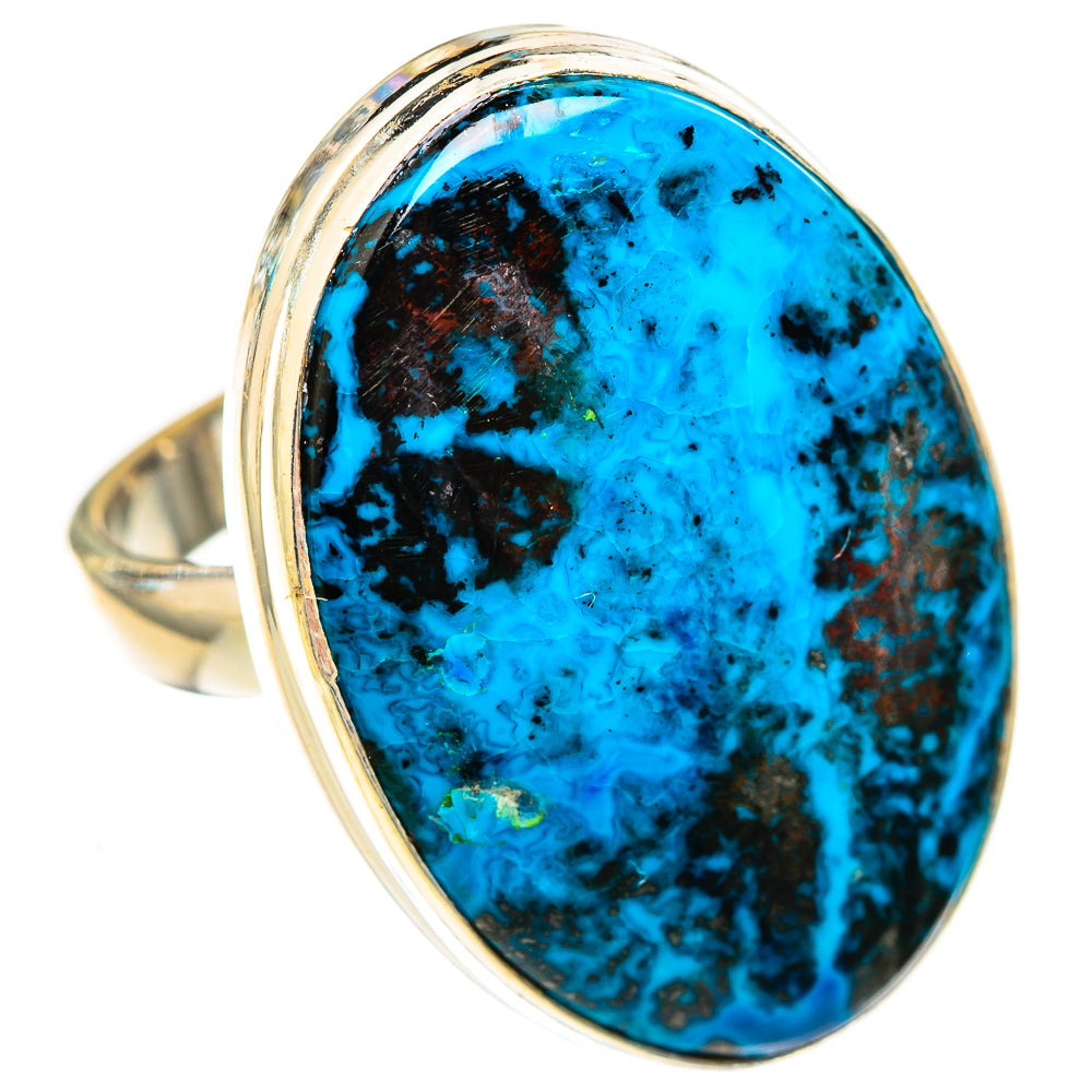 Shattuckite Rings handcrafted by Ana Silver Co - RING123854 - Photo 2