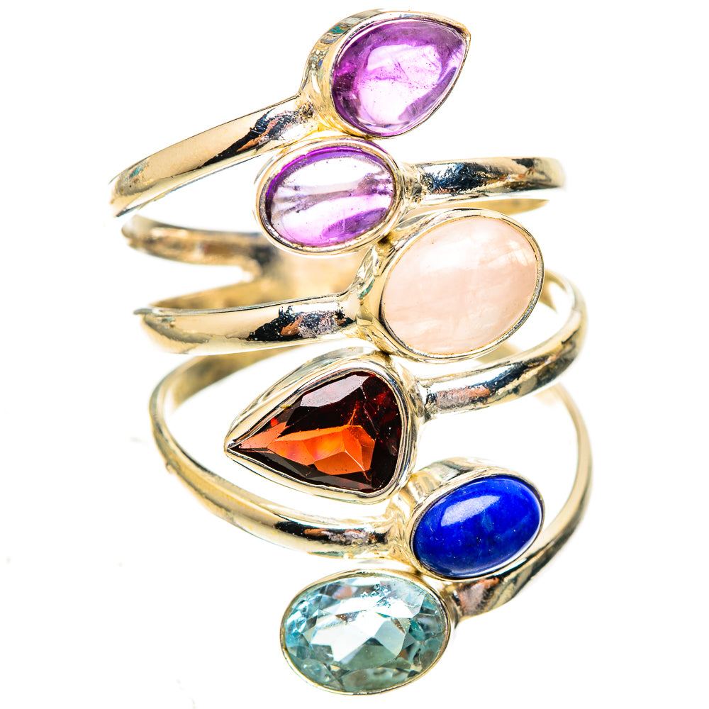 Rose Quartz Rings handcrafted by Ana Silver Co - RING123873 - Photo 2