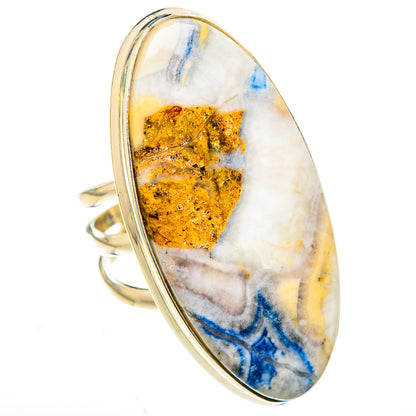 Blue Scheelite Rings handcrafted by Ana Silver Co - RING123881 - Photo 2